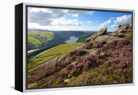 View from Derwent Edge, Peak District National Park, Derbyshire, England, United Kingdom, Europe-Frank Fell-Framed Premier Image Canvas