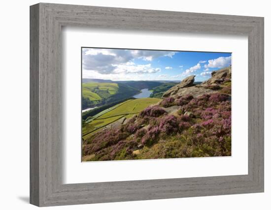 View from Derwent Edge, Peak District National Park, Derbyshire, England, United Kingdom, Europe-Frank Fell-Framed Photographic Print