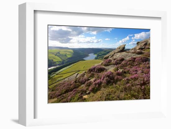 View from Derwent Edge, Peak District National Park, Derbyshire, England, United Kingdom, Europe-Frank Fell-Framed Photographic Print