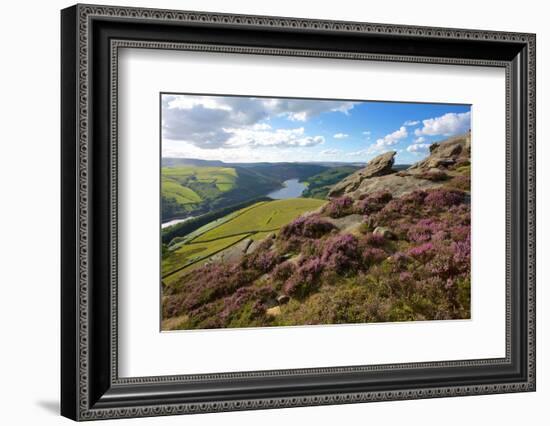 View from Derwent Edge, Peak District National Park, Derbyshire, England, United Kingdom, Europe-Frank Fell-Framed Photographic Print