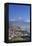 View from El Sauzal to Puerto De La Cruz and Pico Del Teide, Tenerife, Canary Islands, Spain-Markus Lange-Framed Premier Image Canvas