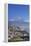 View from El Sauzal to Puerto De La Cruz and Pico Del Teide, Tenerife, Canary Islands, Spain-Markus Lange-Framed Premier Image Canvas