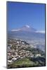 View from El Sauzal to Puerto De La Cruz and Pico Del Teide, Tenerife, Canary Islands, Spain-Markus Lange-Mounted Photographic Print