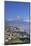 View from El Sauzal to Puerto De La Cruz and Pico Del Teide, Tenerife, Canary Islands, Spain-Markus Lange-Mounted Photographic Print