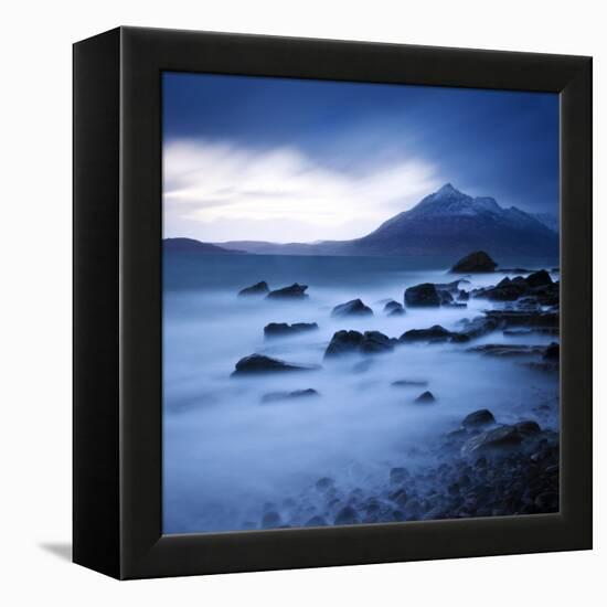 View from Elgol Beach to the Cuillin Hills, Isle of Skye, Scotland, UK-Nadia Isakova-Framed Premier Image Canvas