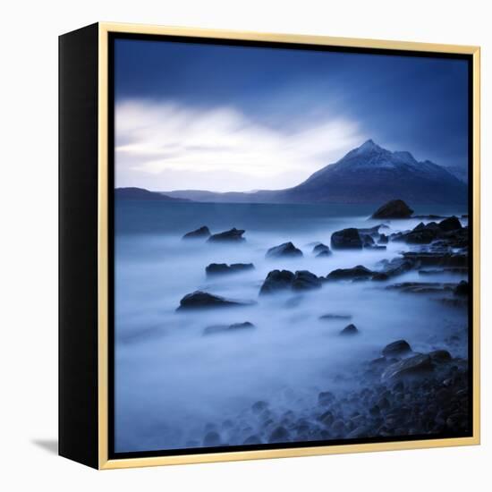 View from Elgol Beach to the Cuillin Hills, Isle of Skye, Scotland, UK-Nadia Isakova-Framed Premier Image Canvas