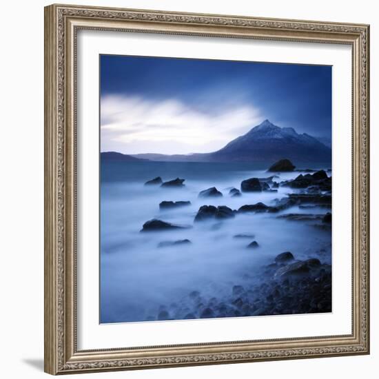 View from Elgol Beach to the Cuillin Hills, Isle of Skye, Scotland, UK-Nadia Isakova-Framed Photographic Print