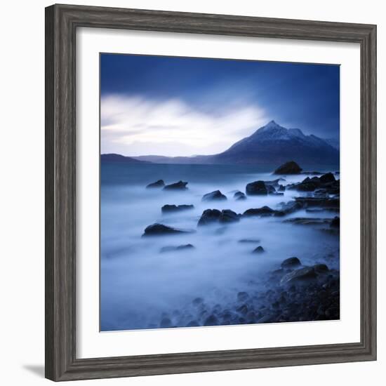 View from Elgol Beach to the Cuillin Hills, Isle of Skye, Scotland, UK-Nadia Isakova-Framed Photographic Print