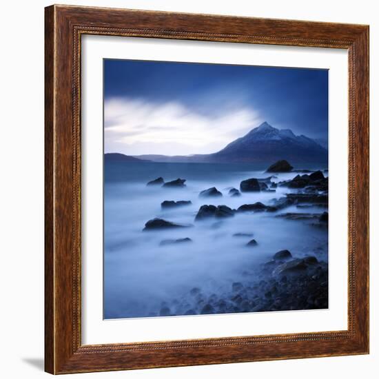 View from Elgol Beach to the Cuillin Hills, Isle of Skye, Scotland, UK-Nadia Isakova-Framed Photographic Print