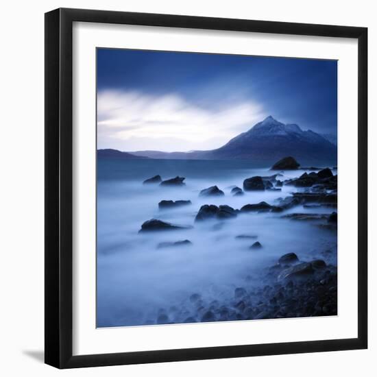 View from Elgol Beach to the Cuillin Hills, Isle of Skye, Scotland, UK-Nadia Isakova-Framed Photographic Print