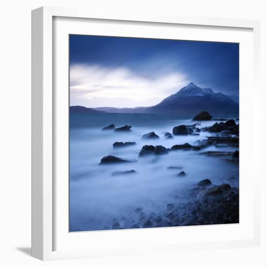 View from Elgol Beach to the Cuillin Hills, Isle of Skye, Scotland, UK-Nadia Isakova-Framed Photographic Print