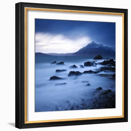 View from Elgol Beach to the Cuillin Hills, Isle of Skye, Scotland, UK-Nadia Isakova-Framed Photographic Print