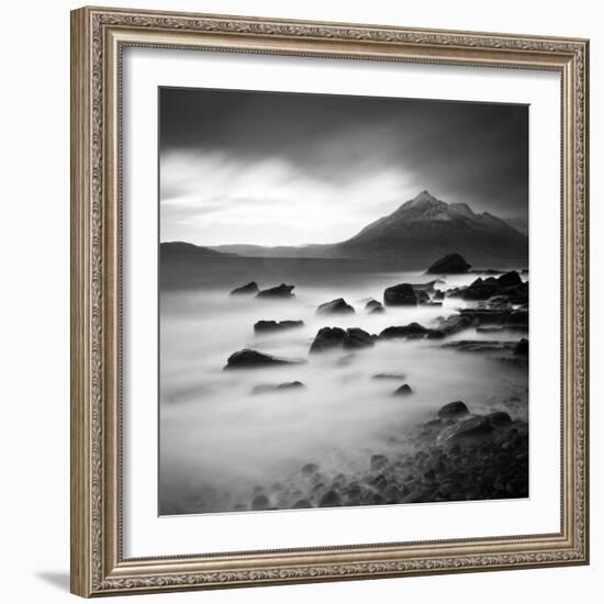 View from Elgol Beach to the Cuillin Hills, Isle of Skye, Scotland, UK-Nadia Isakova-Framed Photographic Print