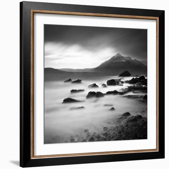 View from Elgol Beach to the Cuillin Hills, Isle of Skye, Scotland, UK-Nadia Isakova-Framed Photographic Print