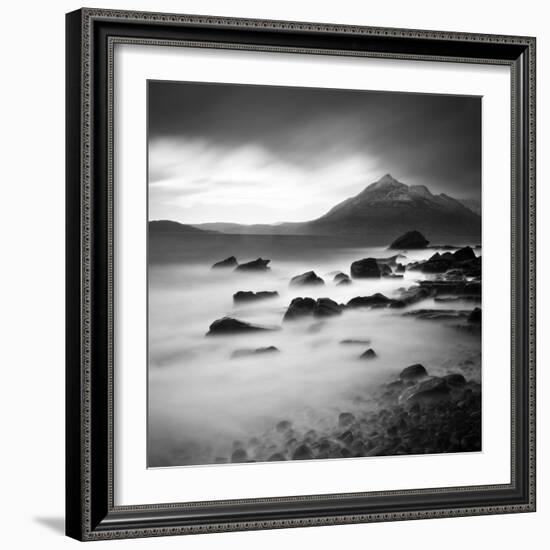 View from Elgol Beach to the Cuillin Hills, Isle of Skye, Scotland, UK-Nadia Isakova-Framed Photographic Print