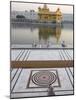 View from Entrance Gate of Holy Pool and Sikh Temple, Golden Temple, Amritsar, Punjab State, India-Eitan Simanor-Mounted Photographic Print