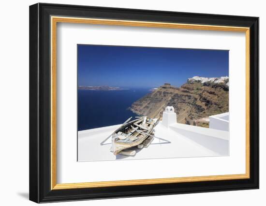 View from Firostefani to Imerovigli-Markus Lange-Framed Photographic Print