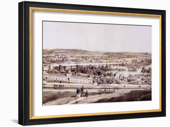 View from Gamble's Hill, Richmond, Virginia, from 'Album of Virginia', 1858-Edward Beyer-Framed Giclee Print