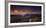 View from Gamrich in the Elbtal, Direction to Rathen with Sunset-Jorg Simanowski-Framed Photographic Print