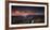 View from Gamrich in the Elbtal, Direction to Rathen with Sunset-Jorg Simanowski-Framed Photographic Print