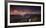 View from Gamrich in the Elbtal, Direction to Rathen with Sunset-Jorg Simanowski-Framed Photographic Print