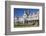 View from gardens to the imposing facade of Dunedin Railway Station, Anzac Square, Dunedin, Otago, -Ruth Tomlinson-Framed Photographic Print