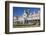 View from gardens to the imposing facade of Dunedin Railway Station, Anzac Square, Dunedin, Otago, -Ruth Tomlinson-Framed Photographic Print