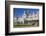 View from gardens to the imposing facade of Dunedin Railway Station, Anzac Square, Dunedin, Otago, -Ruth Tomlinson-Framed Photographic Print