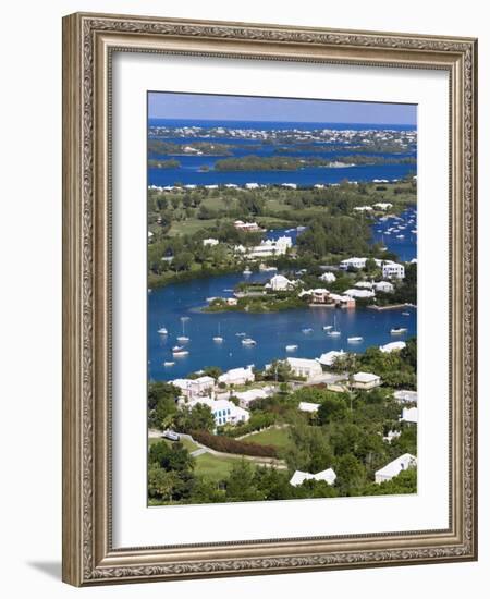 View from Gibbs Hill Overlooking Southampton Parish, Bermuda-Gavin Hellier-Framed Photographic Print