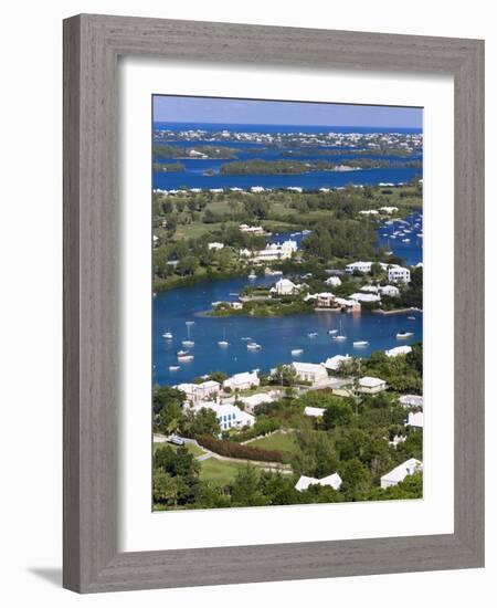 View from Gibbs Hill Overlooking Southampton Parish, Bermuda-Gavin Hellier-Framed Photographic Print