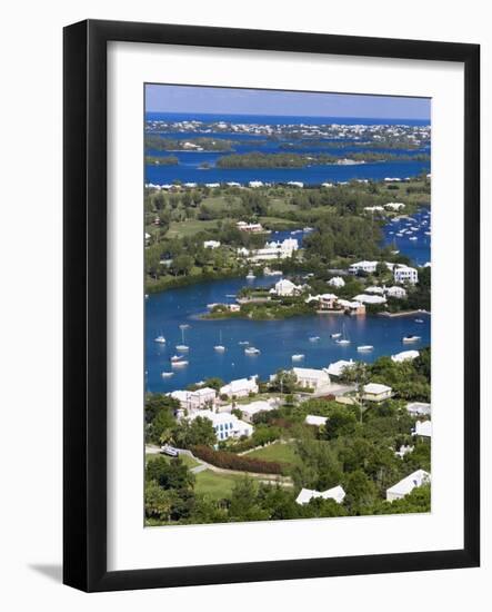 View from Gibbs Hill Overlooking Southampton Parish, Bermuda-Gavin Hellier-Framed Photographic Print