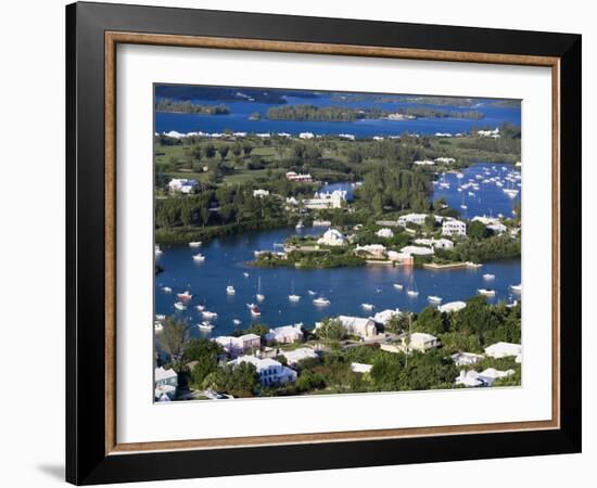 View from Gibbs Hill Overlooking Southampton Parish, Bermuda-Gavin Hellier-Framed Photographic Print