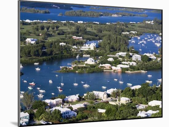 View from Gibbs Hill Overlooking Southampton Parish, Bermuda-Gavin Hellier-Mounted Photographic Print