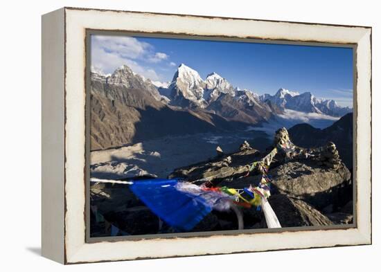 View from Gokyo Ri, 5300 Metres, Dudh Kosi Valley, Solu Khumbu (Everest) Region, Nepal, Himalayas-Ben Pipe-Framed Premier Image Canvas