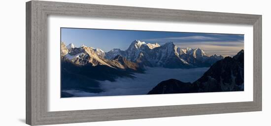 View from Gokyo Ri (5300 Metres), Dudh Kosi Valley, Solu Khumbu (Everest) Region, Nepal, Himalayas-Ben Pipe-Framed Photographic Print