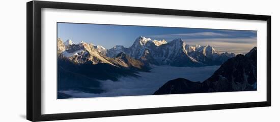 View from Gokyo Ri (5300 Metres), Dudh Kosi Valley, Solu Khumbu (Everest) Region, Nepal, Himalayas-Ben Pipe-Framed Photographic Print