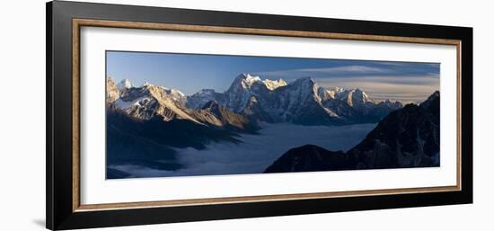 View from Gokyo Ri (5300 Metres), Dudh Kosi Valley, Solu Khumbu (Everest) Region, Nepal, Himalayas-Ben Pipe-Framed Photographic Print