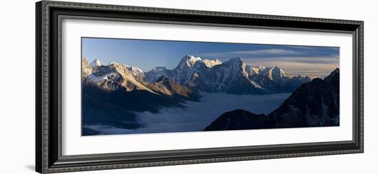 View from Gokyo Ri (5300 Metres), Dudh Kosi Valley, Solu Khumbu (Everest) Region, Nepal, Himalayas-Ben Pipe-Framed Photographic Print