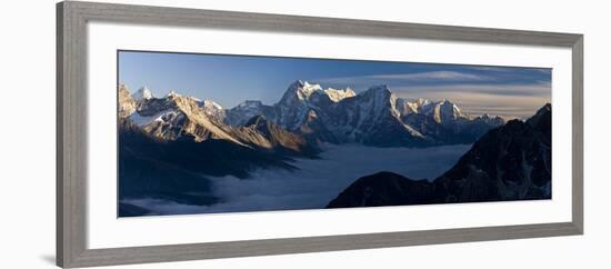 View from Gokyo Ri (5300 Metres), Dudh Kosi Valley, Solu Khumbu (Everest) Region, Nepal, Himalayas-Ben Pipe-Framed Photographic Print