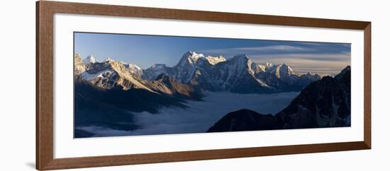 View from Gokyo Ri (5300 Metres), Dudh Kosi Valley, Solu Khumbu (Everest) Region, Nepal, Himalayas-Ben Pipe-Framed Photographic Print