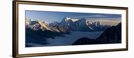 View from Gokyo Ri (5300 Metres), Dudh Kosi Valley, Solu Khumbu (Everest) Region, Nepal, Himalayas-Ben Pipe-Framed Photographic Print