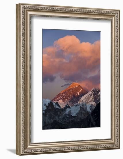 View from Gokyo Ri of Mt Everest and Mt Lhotse, Solu Khumbu (Everest) Region, Nepal-Ben Pipe-Framed Photographic Print