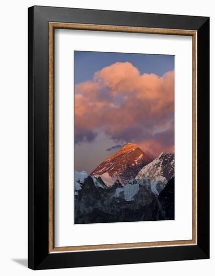 View from Gokyo Ri of Mt Everest and Mt Lhotse, Solu Khumbu (Everest) Region, Nepal-Ben Pipe-Framed Photographic Print