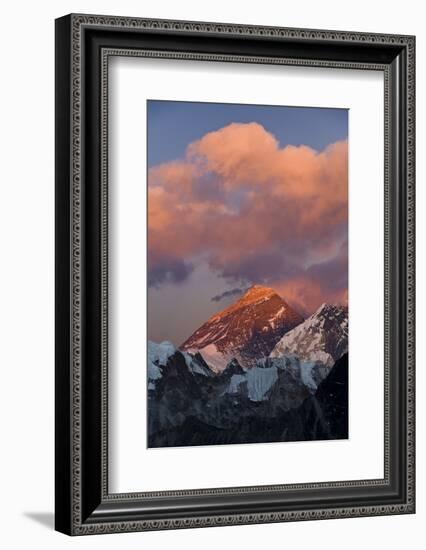 View from Gokyo Ri of Mt Everest and Mt Lhotse, Solu Khumbu (Everest) Region, Nepal-Ben Pipe-Framed Photographic Print