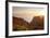 View from Gomera to Tenerife with Teide Volcano at Sunrise, Canary Islands, Spain, Atlantic, Europe-Markus Lange-Framed Photographic Print