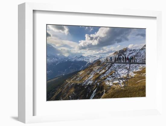 View from Grindelwald First, Jungfrau region, Bernese Oberland, Swiss Alps, Switzerland, Europe-Frank Fell-Framed Photographic Print