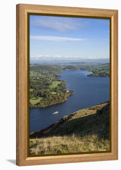 View from Hallin Fell over Lake Ullswater-James Emmerson-Framed Premier Image Canvas