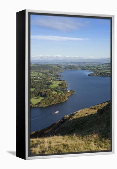 View from Hallin Fell over Lake Ullswater-James Emmerson-Framed Premier Image Canvas