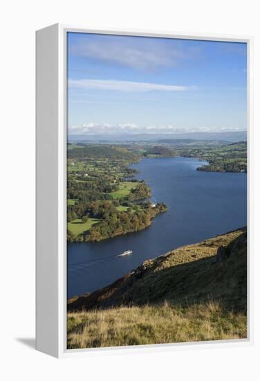 View from Hallin Fell over Lake Ullswater-James Emmerson-Framed Premier Image Canvas