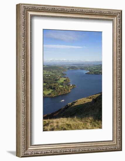 View from Hallin Fell over Lake Ullswater-James Emmerson-Framed Photographic Print